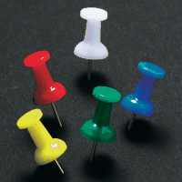 プッシュピン　カラー　Ｂ２６６Ｊ　１００本