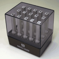 サンビー　エンドレススタンプ数字１５本セット　４号　ゴシック