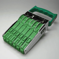 サンビー　テクノタッチ連物回転印　特大（６連・明朝）