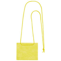 カラーイベント名札名刺サイズ　５０枚　黄Ｂ３６１Ｊ－Ｙ－５０