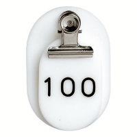 親子札　＃７１５０　ＢＯ－５１Ｗ　５１～１００（５０組）　白