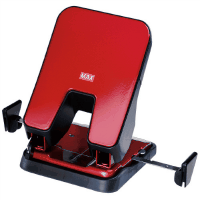 ２穴軽あけパンチスクーバ　５０枚穿孔　レッド