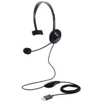 片耳ＵＳＢヘッドセットＨＳ－ＨＰ１４ＭＵＢＫ