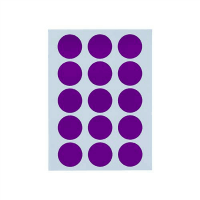 マイタックカラーラベル　直径２０ｍｍ　紫　ＭＬ－１７１Ｎ２１