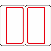 インデックスラベル大　赤　Ｂ０５４Ｊ－ＬＲ　１０パック