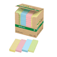 ポスト・イット　再生紙経費削減　５００２－Ｋ　混色