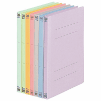 フラットファイル再生樹脂綴具Ｂ５縦２穴　ピンク　３０冊