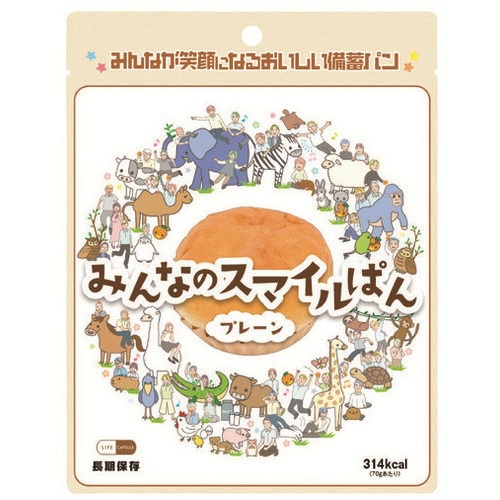 みんなのスマイルパン　プレーン　３６袋　取寄品※