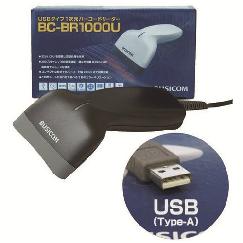 １次元バーコードリーダー　ＢＣ－ＢＲ１０００Ｕ－Ｂ　ＢＬＫ