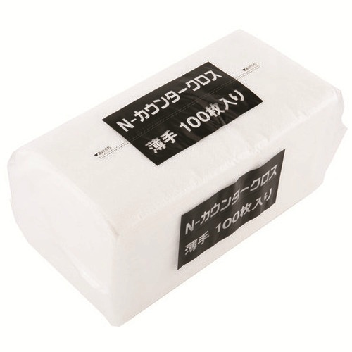 カウンタークロスエコノミー　ホワイト　１００枚