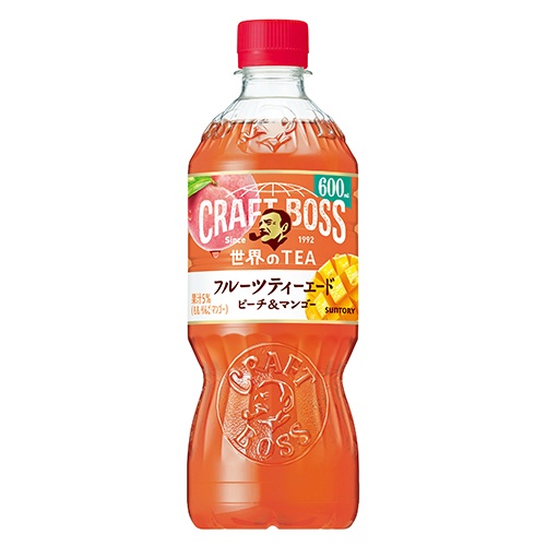 クラフトボス　フルーツティー　６００ｍＬ　２４本※