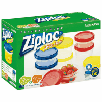 ジップロックスクリューロック　アソート８個