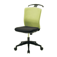 事務イス　ＣＫＲ－４６Ｍ０－Ｆ　ライムグリーン
