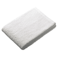 ボーダー入バスタオル　アイボリー