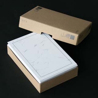 弔事はがき No.6029 細枠A 大礼紙 〒グレイ枠入