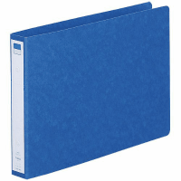 リングファイル紙製Ａ４横２穴　背幅３５　２００枚収容　藍