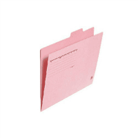 カットフォルダー　Ａ４横　４山（１セット４枚入）　ピンク