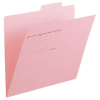 個別フォルダー１０枚パック　Ａ４横　ピンク