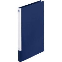 レターファイルスライドイン　Ａ４縦２穴　背幅１８ｍｍ　ネイビ
