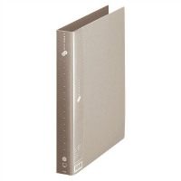 ２リングファイルスーパーエコノミーＡ４縦　背幅３５　グレー