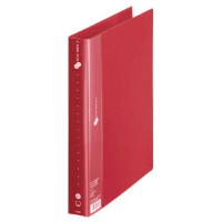 ２リングファイルスーパーエコノミーＡ４縦　背幅３５　レッド