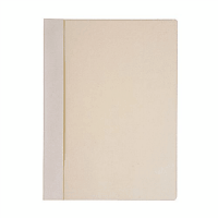 レポートファイルＡ４縦２穴　１２０枚収容　ライトグレー１０冊