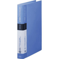 シンプリーズ名刺ホルダー差替式　Ａ４縦　５００枚収容　青