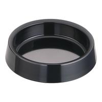 メラミン　カラー灰皿　Ａ－２７３　丸　〈黒〉