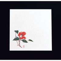 耐油懐敷１８角（１００枚入）　椿　Ｍ３０－２１９