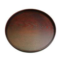 木製　１０．０丸盆　目摺り