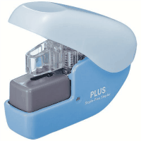 針なしホッチキス　ペーパークリンチミニ　ブルー