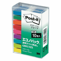 ポスト・イット　フラッグエコノパック９色混色　６８０１ＭＳ