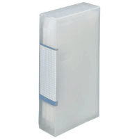 ＣＤ・ＤＶＤファイル７２枚収納　クリア　１冊　Ａ４１３Ｊ