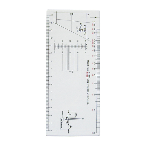 心電図スケール　７０×１．５×１６５ｍｍ