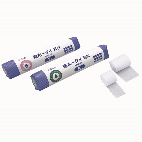 オオサキ綿ホータイ耳付　３裂　３巻入