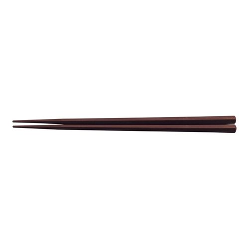 ＰＢＴ筋目五角箸（１０膳入）　エンジ　２２．５ｃｍ