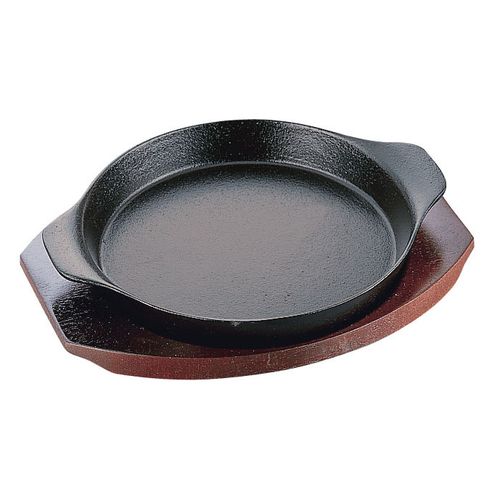 ステーキ皿　深型丸　０６－１５　１５ｃｍ