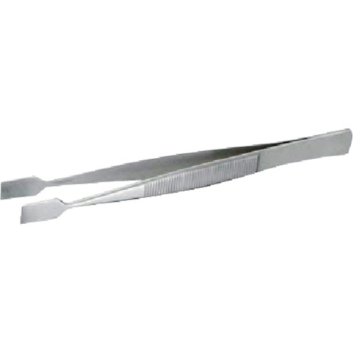 エンジニア　ピンセット先端平型１０５ｍｍ