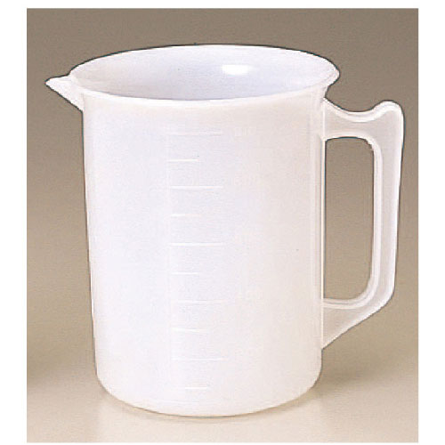 ビーカー（ポリ製）手付　１００００ｍｌ（両手付）