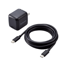 Ｔｙｐｅ－Ｃ充電器　ＰＤ　６５Ｗ　２ｍ　ブラック