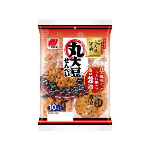 丸大豆せんべい旨口醤油味　１０枚入※