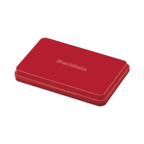 シヤチハタスタンプ台（油性顔料）　大形　赤