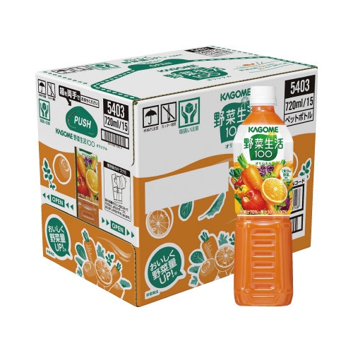 野菜生活１００　オリジナル　７２０ｍｌ　１５本※