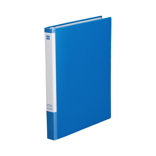 名刺ファイル差替式Ａ４縦　３０穴３００名　青×１０