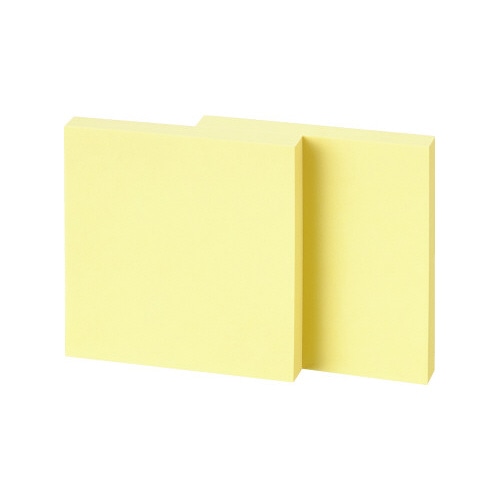 ふせん＜Ｋ２＞　７５×７５　イエロー　１０冊入