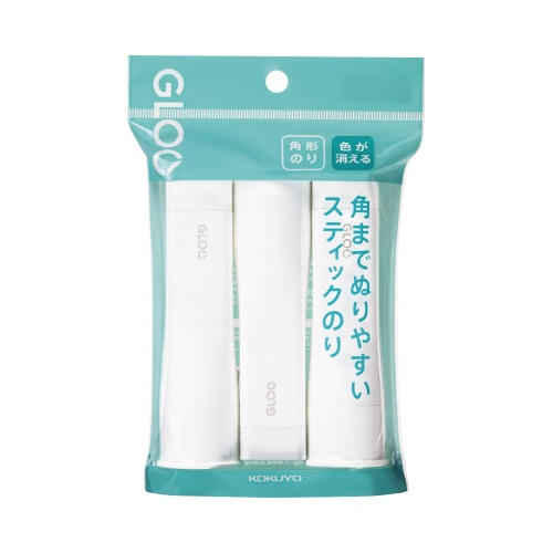 グルースティックのり・色が消える・Ｍ　吊下げ・３本