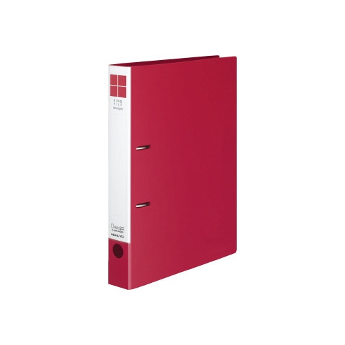 リングＦ＜スリムスタイル＞赤Ａ４縦背幅４２ｍｍ