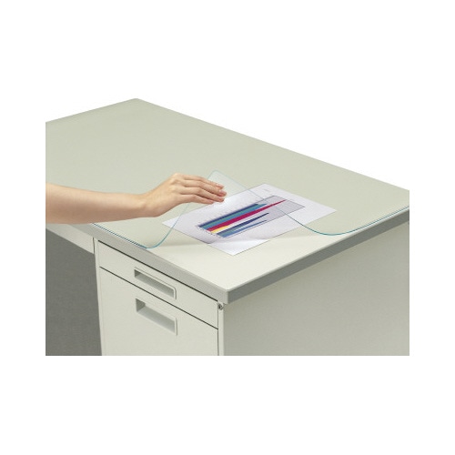 デスクマット軟質塩ビ製下敷無　１４４７×７１７ｍｍ