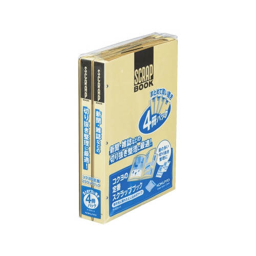スクラップブックＤ（とじ込み式）４冊パック