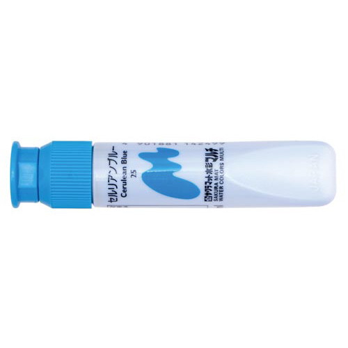 マット水彩マルチ　セルリアンブルー×５